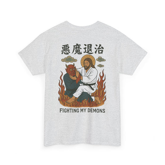 Fighting my demons Unisex Heavy Cotton Tee