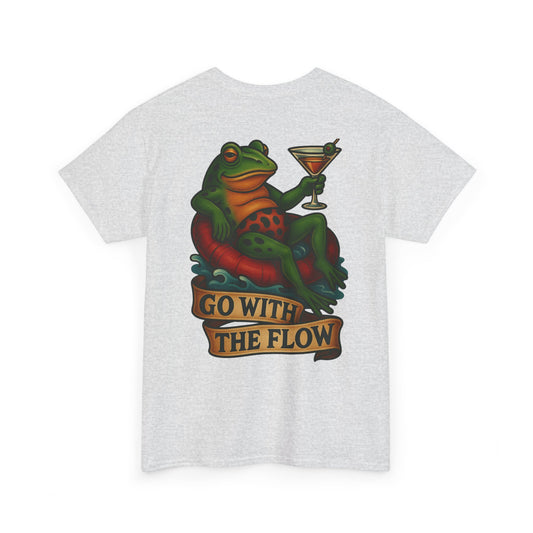 Go With The Flow, graphic tee Unisex heavy Cotton