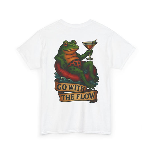Go With The Flow, graphic tee Unisex heavy Cotton